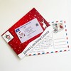 Original Santa Claus Lost Flying Licence + Postcard From Santa