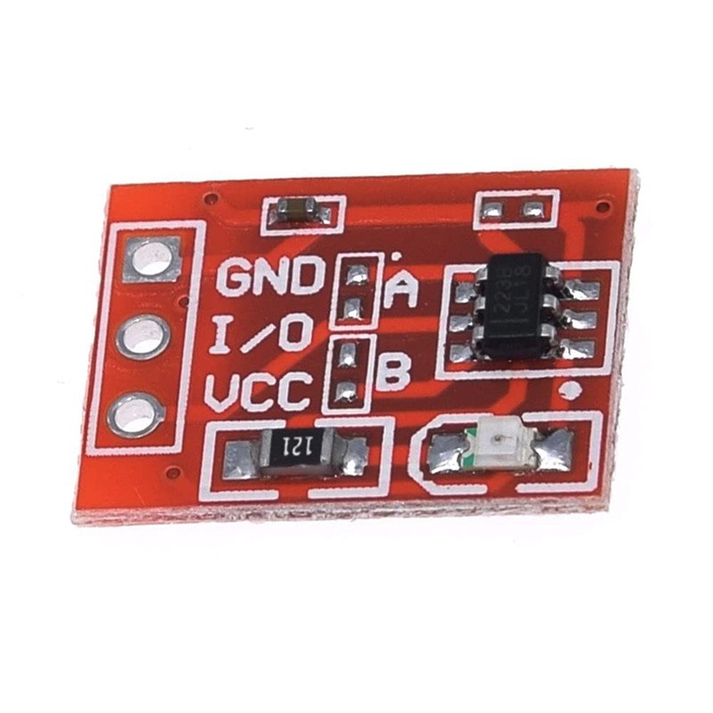 ZkeeShop 25Pcs TTP223 Capacitive Touch Switch Module Button Self-Locking Module