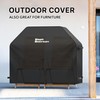 Simple Houseware 58 in. Heavy-Duty BBQ Gas Grill Cover, 600D