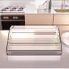 Homakover 3 Tier Acrylic Spice Rack Kitchen Organizer, Sturdy Construction,