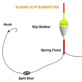 THKFISH Fishing Floats and Bobbers Balsa Wood Floats Spring Bobbers Oval Stick Floats Slip Bobbers for Crappie Panfish Walleyes 2"X1.14"X5.86" 5pcs