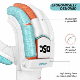 DSC Condor Glider Cricket Batting Gloves | Multicolor | Size: Mens | for Right-Hand Batsman