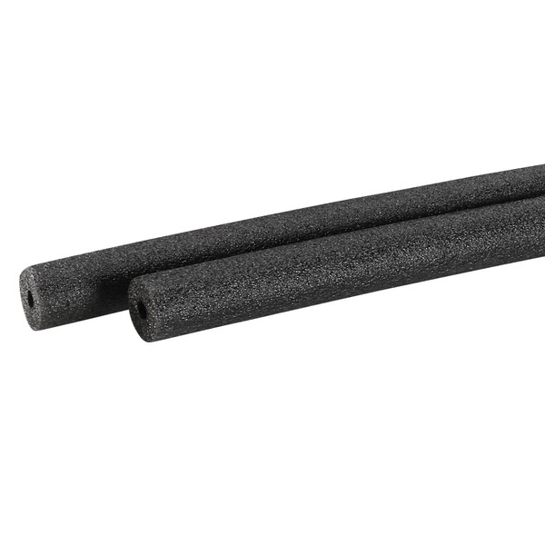 sourcing map Foam Tube Sponge Protective Sleeve Heat Preservation Black