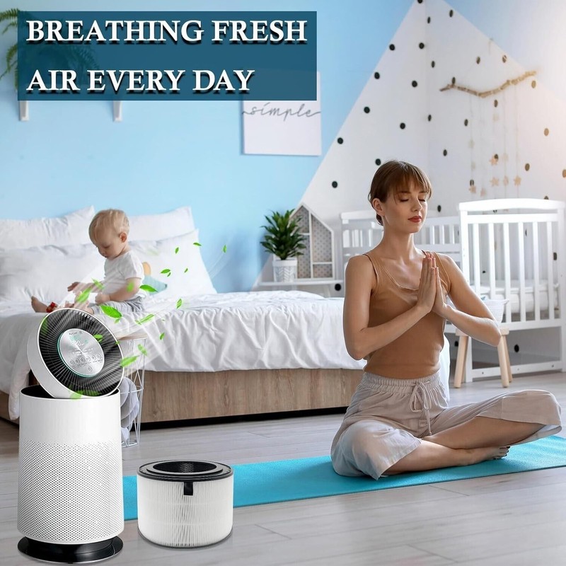 iDeer Life Replacement Hepa Filter for Breville Air Rounder Purifier