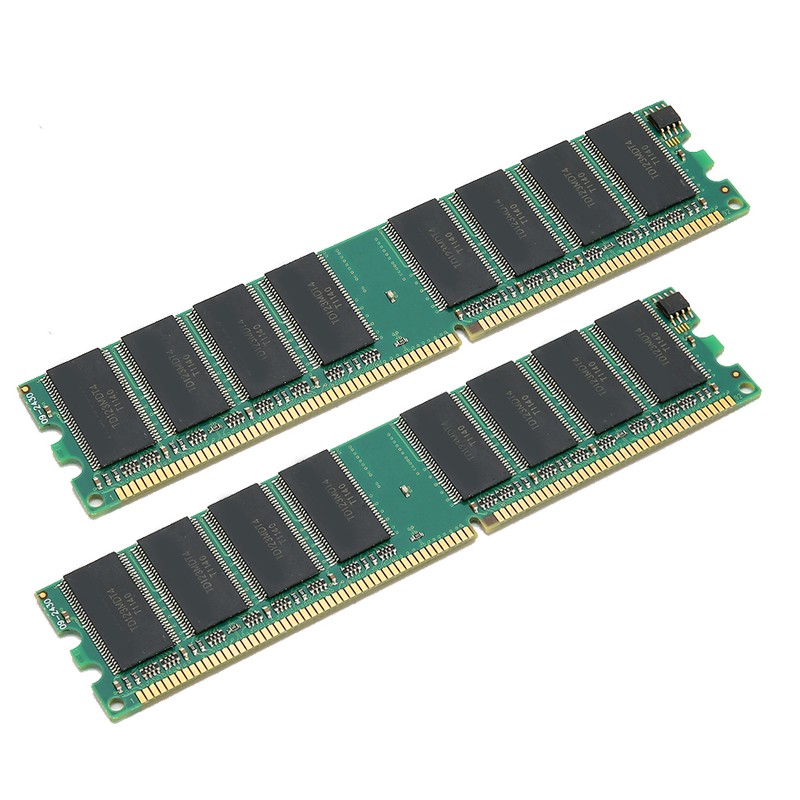 2Pcs Memory Module Desktop DDR 333MHZ PC‑2700 16 Grains on