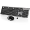 SABLUTE Wireless Keyboard and Mouse, Full-Size Wireless Mouse and Keyboard