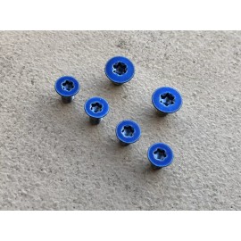 TORX Blue Replacement Scale & Pivot Screws for Spyderco Paramilitary 2 - Set of 6