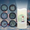LED Electronic Candle Light Projector Light Flameless Candle Garden Home