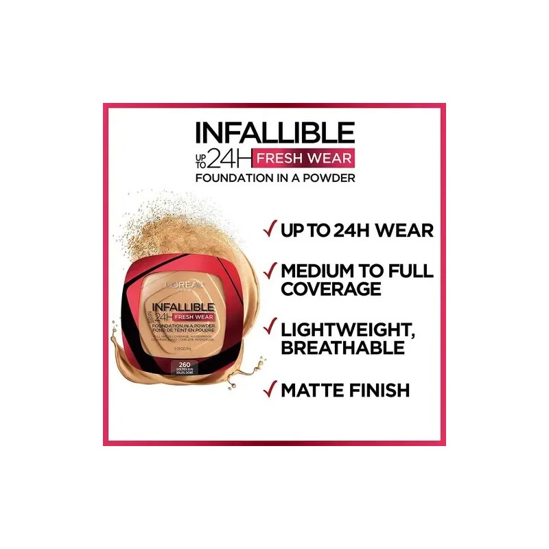Base de maquillaje en polvo L'Oréal Paris Infallible 24 h