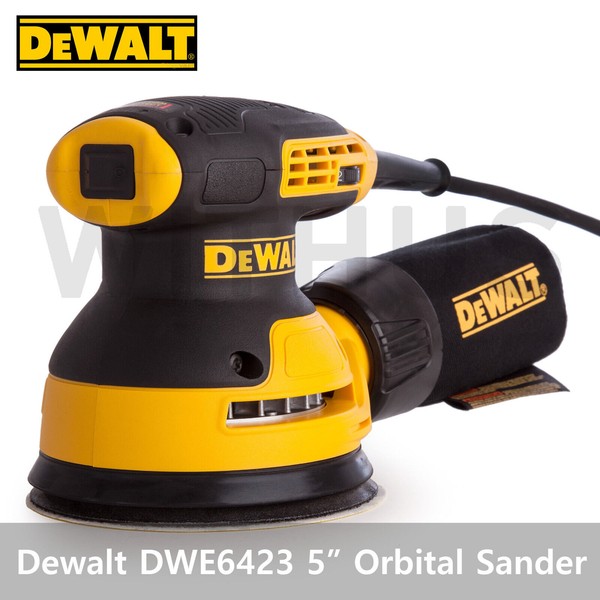 Dewalt DWE6423 5" Random Orbital Sander w/Dust Bag (220V/NEW) Variable Speed