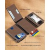 HITTIONA Mens Wallets Leather with POP UP Card Holder Wallet