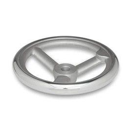 Ganter Normelemente | Aluminium Handwheel | DIN 950-AL-160-B14-A | Diameter d1: 160 mm; Bore D2: 14 mm