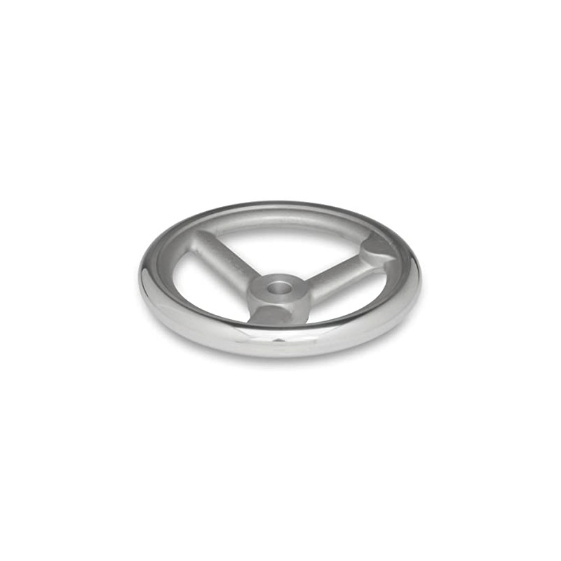 Ganter Normelemente | Aluminium Handwheel | DIN 950-AL-160-B14-A | Diameter