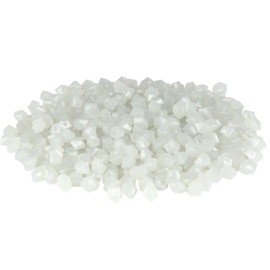 ZYHSLZ 300 Pcs Piedras Decorativas Brillantes, Piedras para Pecera, Piedras Decorativas, Decoracion para Pecera, Decoración para Jardín, Rocas Luminosas, Aplicable a Peceras, Jardines, Patios (Blanco)