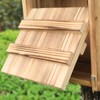 STARSWR Owl House for Outdoors,Screech Nesting Box, Saw Whet Owl