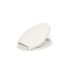 Kohler K-28004-96 Drift ReadyLatch Quiet Close Elongated Toilet Seat, Biscuit