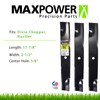 Maxpower 561145B 3-Blade Set for Many 52 in. Cut Hustler
