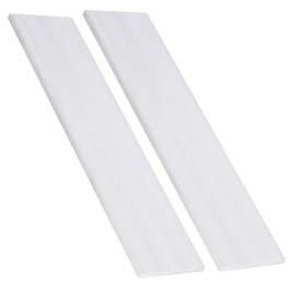 DOUYUDAO Barra plana cuadrada de aluminio de 1/4 pulgadas x 3 pulgadas (75 mm) de 12 pulgadas de largo, 2 piezas 6061 placa de uso general T6511 molino sólido nuevo