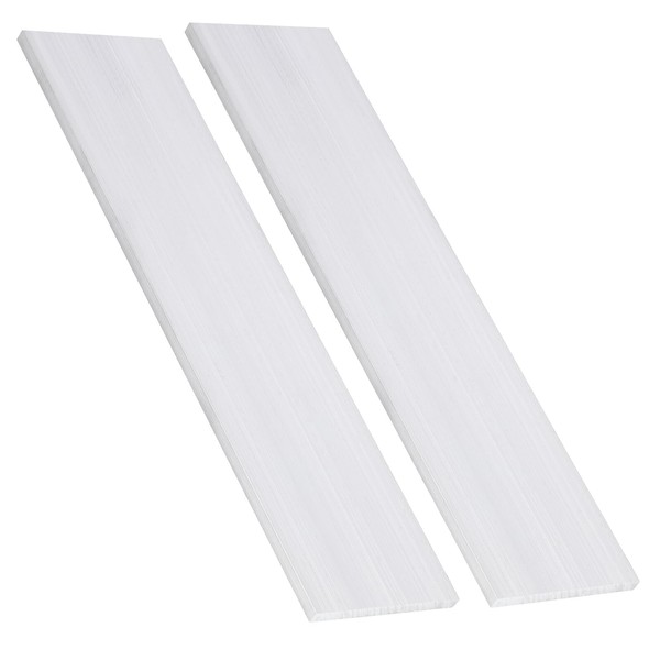 DOUYUDAO Barra plana cuadrada de aluminio de 1/4 pulgadas x