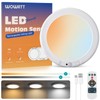wowatt Battery Operated Ceiling Light Rechargeable Ceiling Lights with Remote
