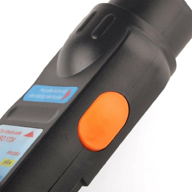CGEAMDY 7-Pin Trailer Tester Socket, Trailer Light Tester Plug, 12V