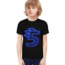 Blue Animal Birthday Shirt for 4 5 6 7 13 Year Old Boy
