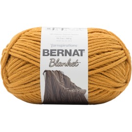 Bernat Blanket Yarn, 10.5 oz, Burnt Mustard, 1 Ball