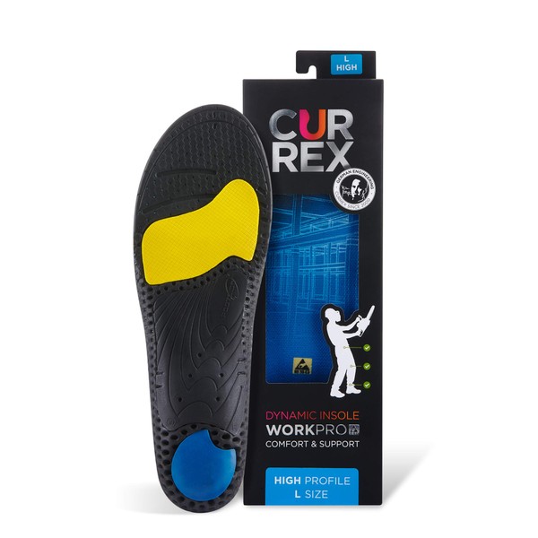 CURREX WORKPRO - Prevent Pain and Strain Injuries to feet, Knees, and Back with Our Custom Arch Support Combined with Cushioning Comfort.