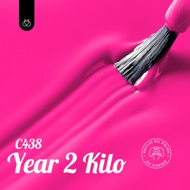 Beetles Pink Gel Nail Polish - Year 2 Kilo Hot Pink Gel Polish, 15ML/0.51Fl Oz Neon Color, Soak Off UV LED Lamp Nail Art, Long-Lasting Manicure Salon DIY Home Spring Nails - Gifts for Her