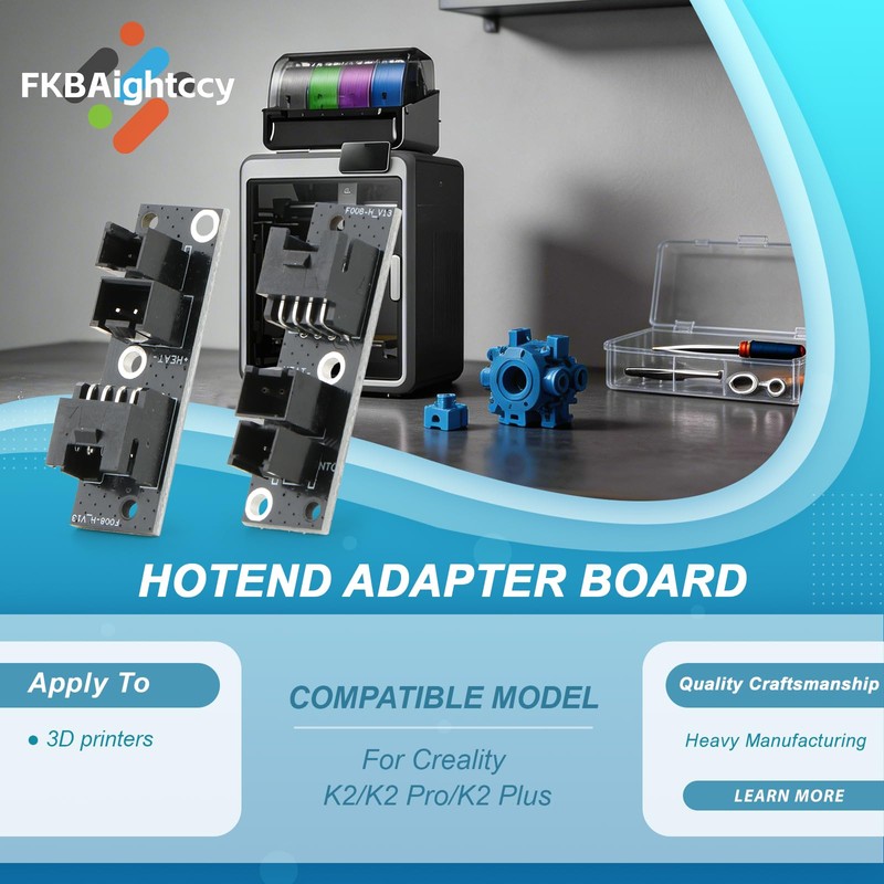 2 Pcs Hotend Adapter Board for Crealiity K2/K2 Pro/K2 Plus