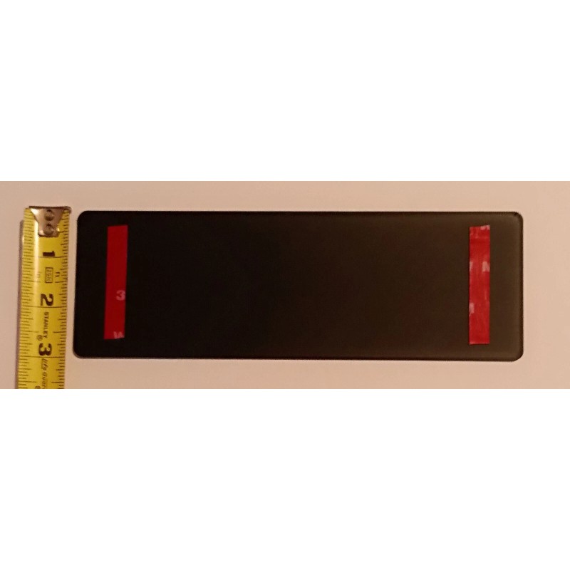 WELCOME Sign 3" X 9" Plastic w/Adhesive Strips New.