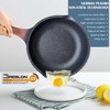Vinchef Nonstick Deep Frying Pan Saute Pan with Lid, 12in/5.5Qt