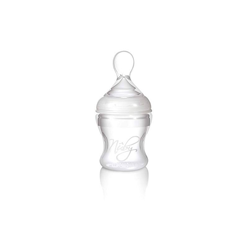 Nuby 67611-100 Accesorio Cuchara de Silicón para Biberones Natural Touch,