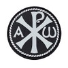 Chi Rho Jesus Christ Symbol Tactical PVC Badge Compatible with