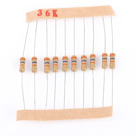 1000 Pieces 100 Values 5% Carbon Film Resistors Assortment Kit, 1 Ohm to 10 M Ohm 1/2 W Resistor, Electronic Components for Respberry Pi Projects, Default