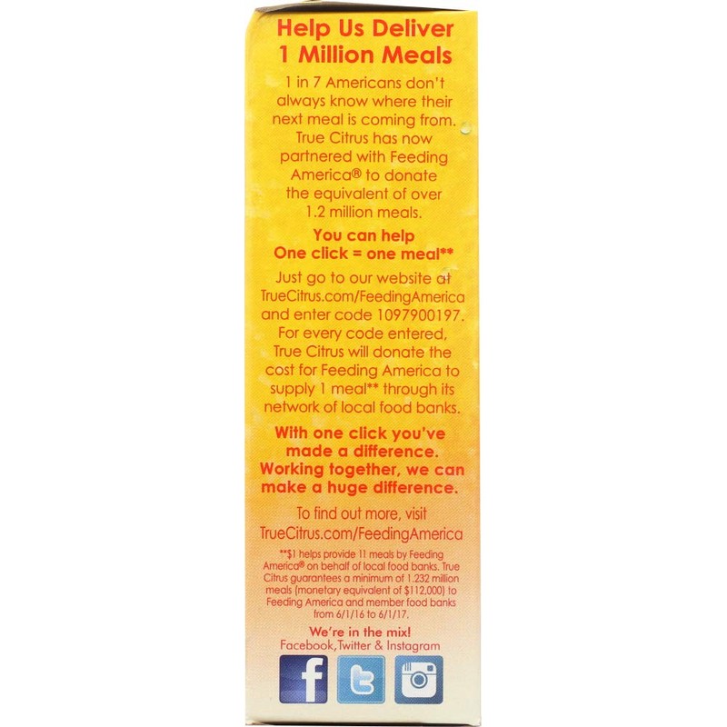 True Lemon Lemonade Stick Pack, Peach, 10 Count (Pack of