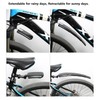 Tagvo Bicycle Mudguard, Retractable Bicycle Mudguard Set, Mountain Bike Front