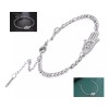 COLIBRI ALEGRE Pulsera Mano De Fátima Plateada