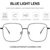 Dollger Blue Light Filter Glasses for Women Men Blue Light