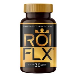 Roi Flx 30 Caps 500mg Cúrcuma Con Pimienta Negra Ultradvance                                                                                          