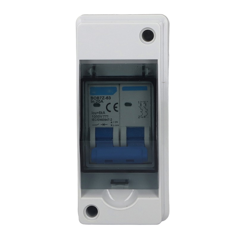 Circuit Breaker MCB PV Combiner Box Waterproof Disconnect Switch 1000V