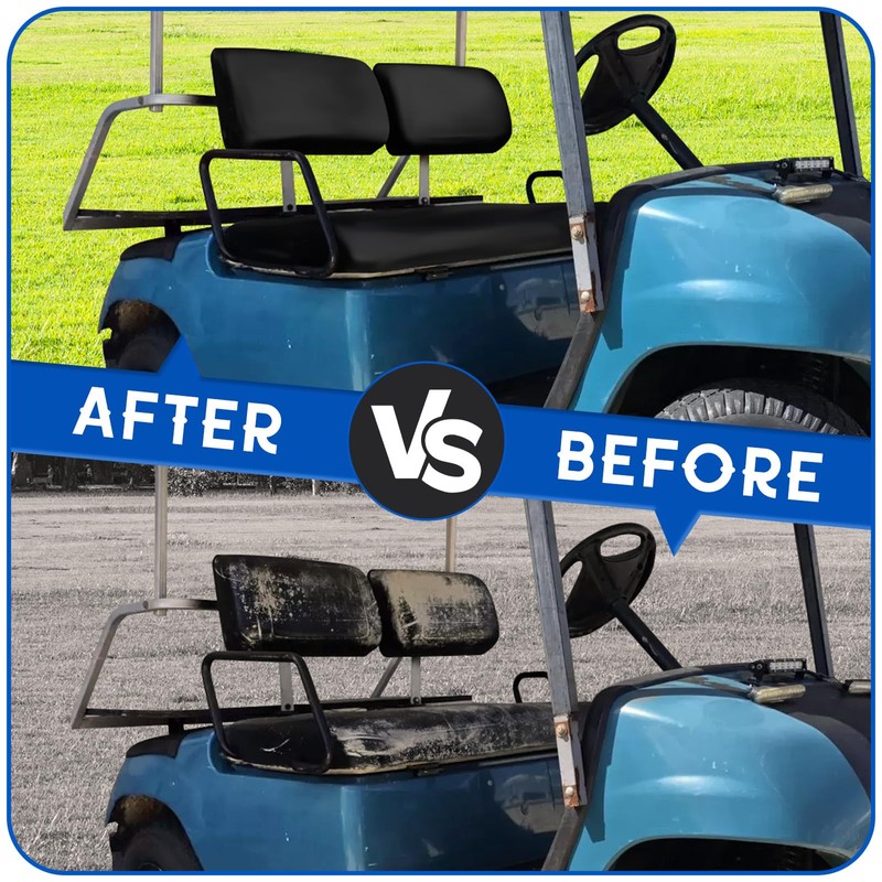VKGUG 3 Pack Golf Cart Front Seat Covers Staple On