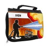 Wash Bag with Name Iven and Fire Engine Motif for