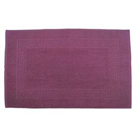 Julie Julsen Bath Mat 60 x 100 cm Premium Quality 900 gm2 in Modern Colours and 4 Sizes Cotton Bath Mat Shower Mat Spiral Purple