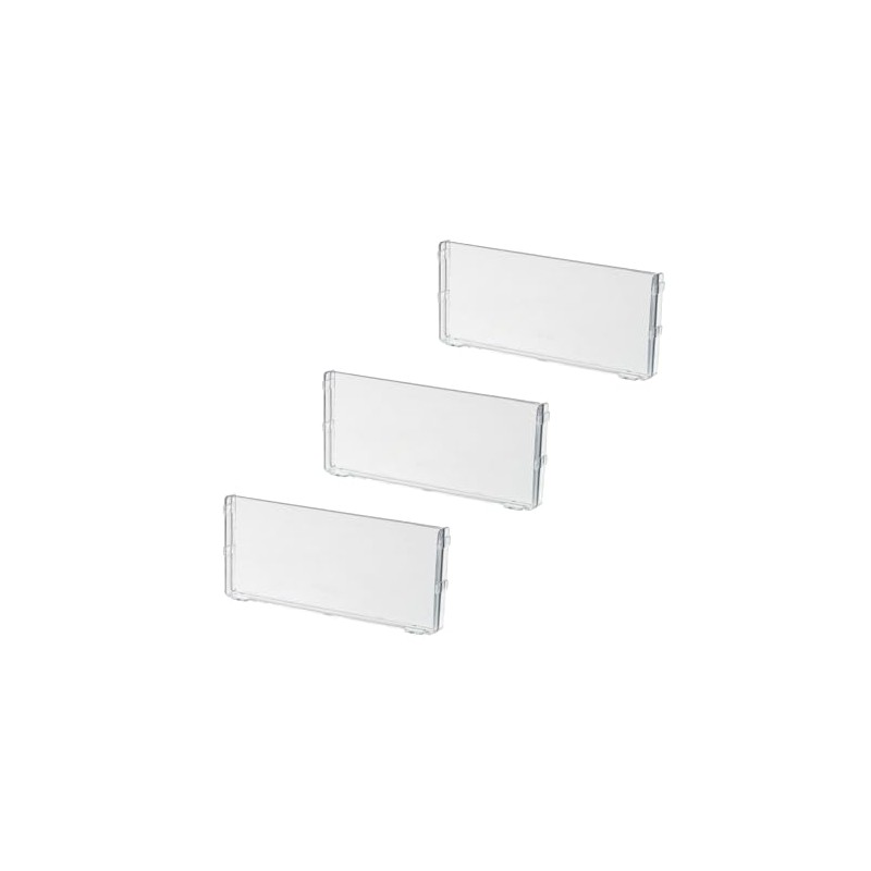 iDesign Recycled Plastic Dividers, 3 Pack, The Rosanna Pansino Collection