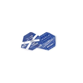Unicorn Darts Gary Anderson World Champion Ultrafly Flights, Blue/White, Big Wing