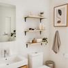 SKYSEN Floating Shelves for Wall Set of 6, 15.7in Wood