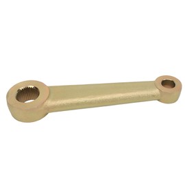 Steering Pitman Arm, Vibration Reduction Heavy Duty Steering Arm Box Linkage Straight Design for (Color Zinc)