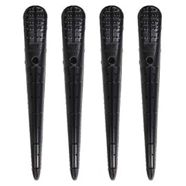 Jagrip Set of 4 (Black) Hair Clips Professional Duck Curl Clips