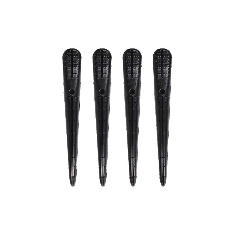 Jagrip Set of 4 (Black) Hair Clips Professional Duck Curl